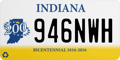IN license plate 946NWH