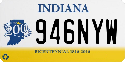 IN license plate 946NYW