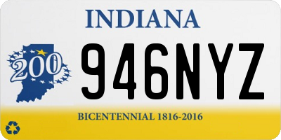 IN license plate 946NYZ