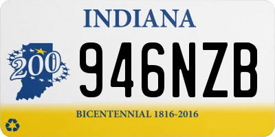 IN license plate 946NZB