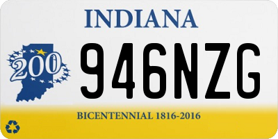 IN license plate 946NZG