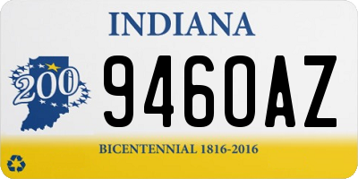 IN license plate 946OAZ