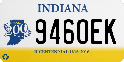 IN license plate 946OEK