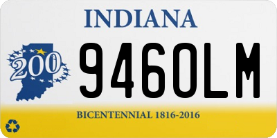 IN license plate 946OLM