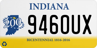 IN license plate 946OUX