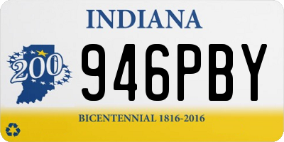 IN license plate 946PBY