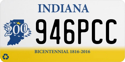IN license plate 946PCC