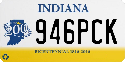 IN license plate 946PCK