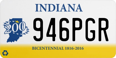 IN license plate 946PGR