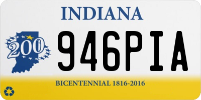 IN license plate 946PIA