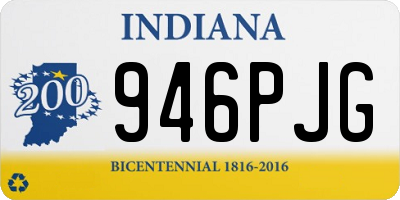 IN license plate 946PJG