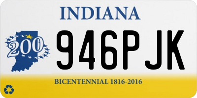 IN license plate 946PJK