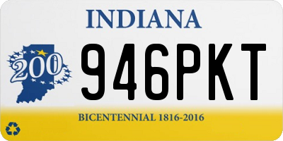 IN license plate 946PKT