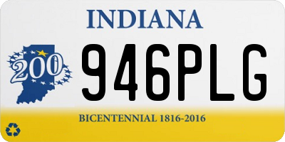 IN license plate 946PLG