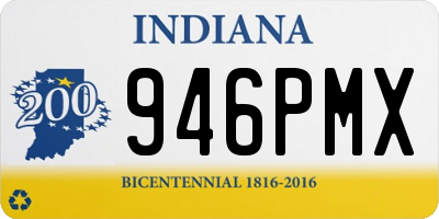 IN license plate 946PMX