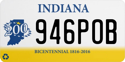 IN license plate 946POB