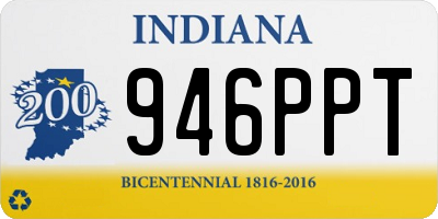 IN license plate 946PPT