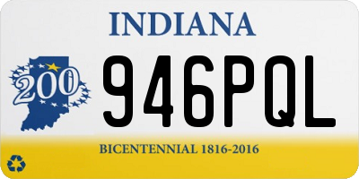 IN license plate 946PQL