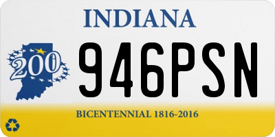IN license plate 946PSN