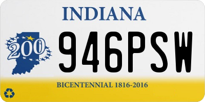 IN license plate 946PSW