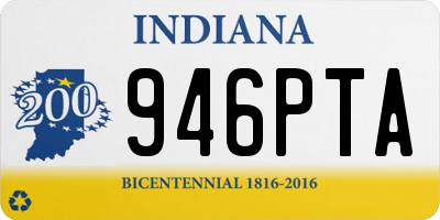 IN license plate 946PTA