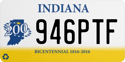 IN license plate 946PTF