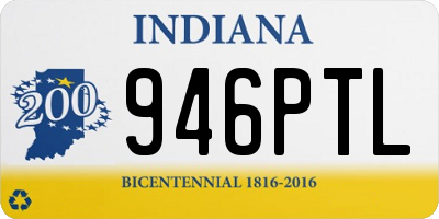 IN license plate 946PTL