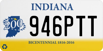 IN license plate 946PTT