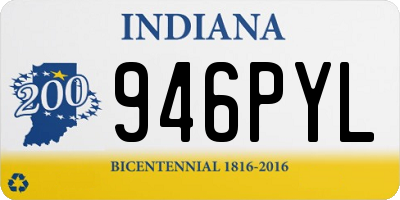 IN license plate 946PYL