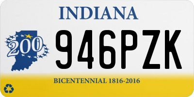 IN license plate 946PZK