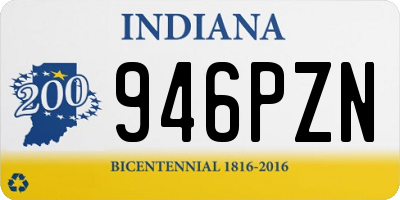 IN license plate 946PZN
