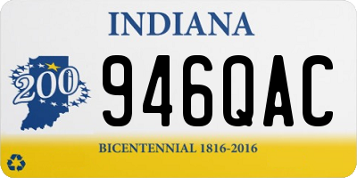 IN license plate 946QAC