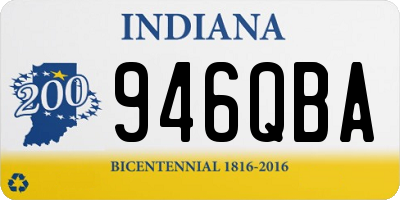IN license plate 946QBA