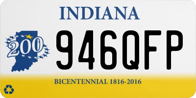 IN license plate 946QFP