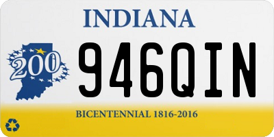 IN license plate 946QIN