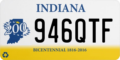 IN license plate 946QTF
