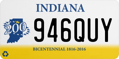 IN license plate 946QUY