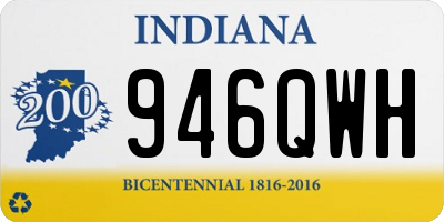 IN license plate 946QWH