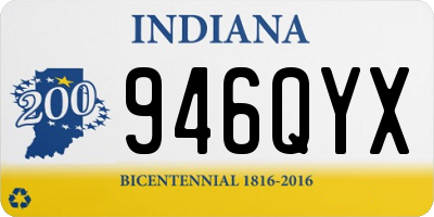 IN license plate 946QYX