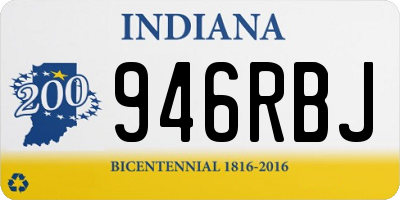IN license plate 946RBJ