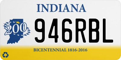 IN license plate 946RBL