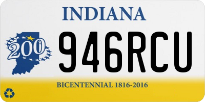 IN license plate 946RCU