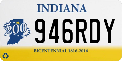 IN license plate 946RDY