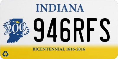 IN license plate 946RFS