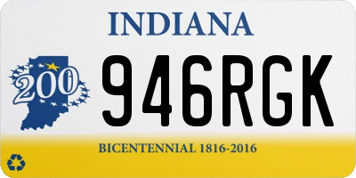 IN license plate 946RGK