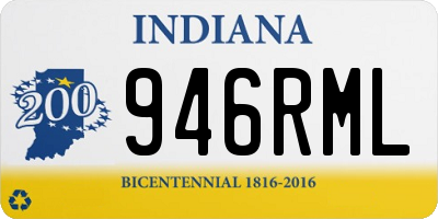 IN license plate 946RML