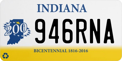IN license plate 946RNA