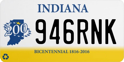 IN license plate 946RNK