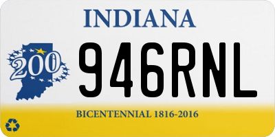 IN license plate 946RNL