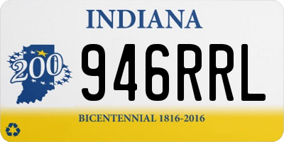 IN license plate 946RRL